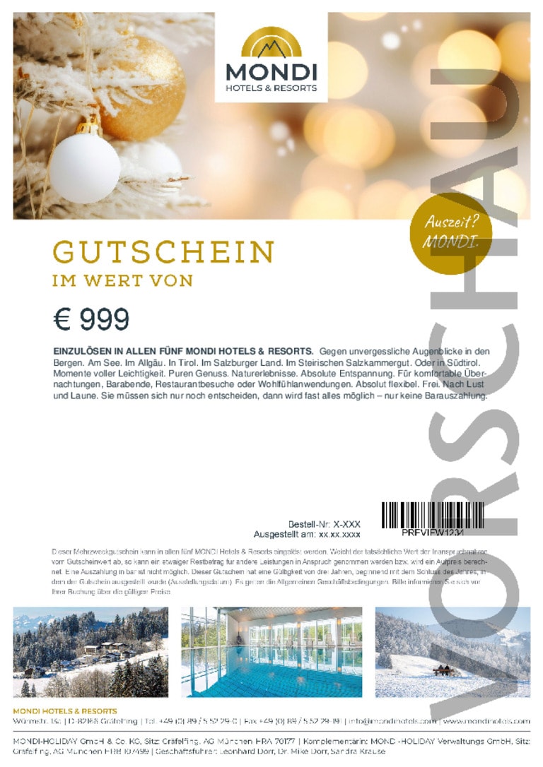 Print@Home Gutscheine „Zur Freiheit“